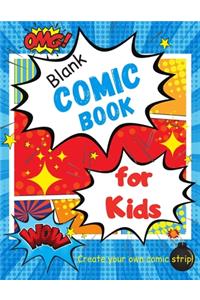Blank Comic Book for Kids