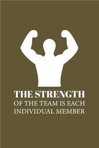 The Strength of the Team is each Individual Member