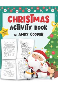 Christmas Activity Book for Kids Ages 4-8