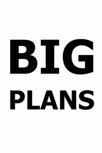 2020 Daily Planner Funny Saying Big Plans 388 Pages