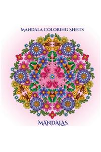 Mandala Coloring Sheets