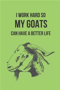 I Work Hard So My Goats Can Have a Better Life