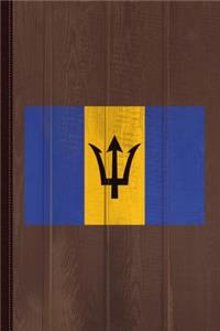 Barbados Flag Journal Notebook