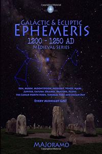 Galactic & Ecliptic Ephemeris 1200 - 1250 Ad