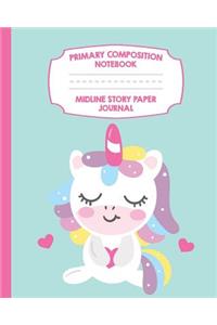 Primary Composition Notebook Midline Story Paper Journal