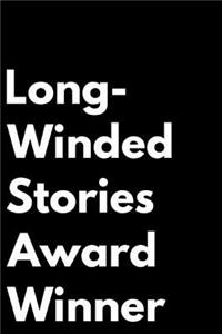 Long-Winded Stories Award Winner