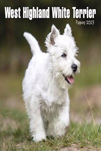 2023 West Highland White Terrier Puppies Mini Calendar