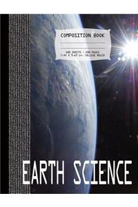 Earth Science Composition Notebook, College Ruled