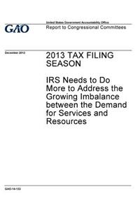 2013 tax filing season