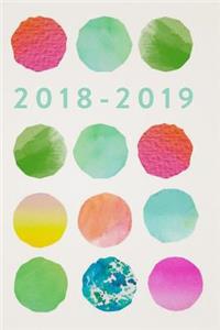2018 - 2019, 18 Month Weekly & Monthly Planner