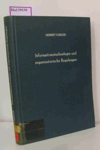 Informationstechnologie Und Organisatorische Regelungen