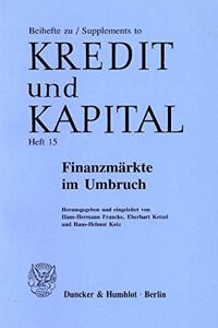 Finanzmarkte Im Umbruch