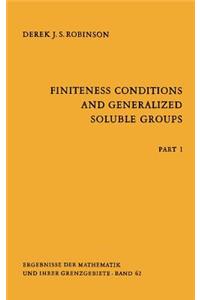 Finiteness Conditions and Generalized Soluble Groups