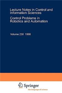 Control Problems in Robotics and Automation