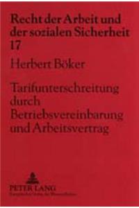 Tarifunterschreitung Durch Betriebsvereinbarung Und Arbeitsvertrag