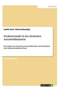 Strukturwandel in der deutschen Automobilindustrie