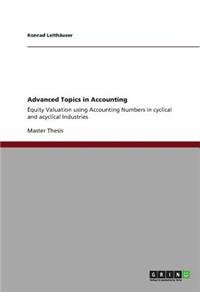 Advanced Topics in Accounting