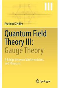 Quantum Field Theory III: Gauge Theory