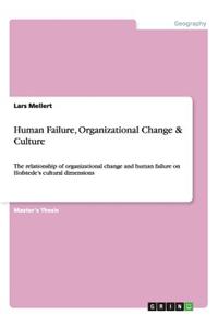 Human Failure, Organizational Change & Culture