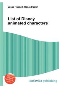List of Disney Animated Characters