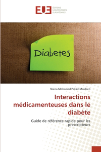 Interactions médicamenteuses dans le diabète