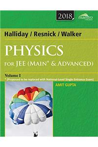 Wiley's Halliday/Resnick/Walker Physics for JEE (Main & Advanced) - Vol. 1