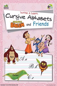 Write & Learn Cursive Alphabets with Chhota Bheem and Friends