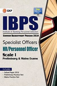 IBPS Specialist Officers HR/Personnel Officer Scale I 2018