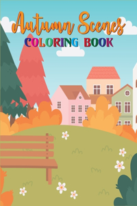 Autumn Scenes Coloring Book