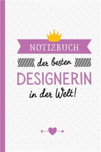 Notizbuch der besten Designerin in der Welt