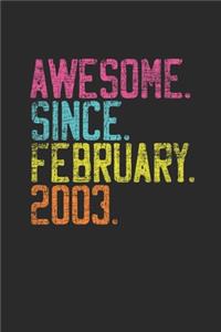 Awesome Since February 2003