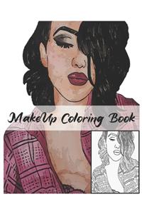 MakeUp Coloring Book