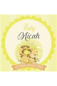 Baby Micah A Simple Book of Firsts