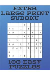 Extra Large Print Sudoku