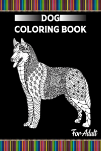 Dog Coloring Book for Adult