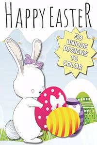 Easter Coloring Book for Seniors