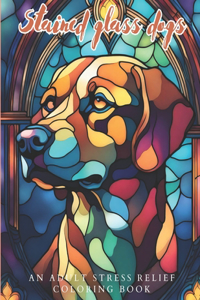 Stained glass dogs