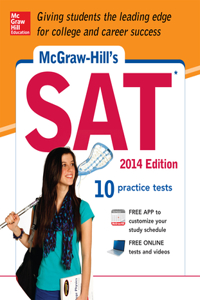 McGraw-Hill's SAT with Downloadable Tests, 2014 Edition