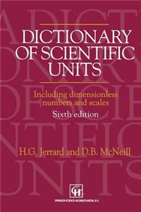 Dictionary of Scientific Units