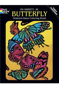 Butterfly Stained Glass Coloring Book