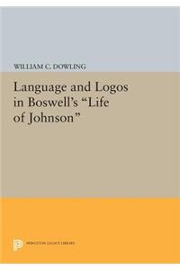 Language and Logos in Boswell's Life of Johnson