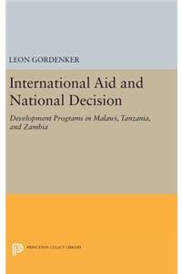 International Aid and National Decision