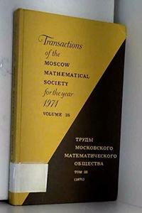 Transactions of the Moscow Mathematical Society