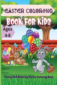 Easter Coloring Book for Kids ages 4-8