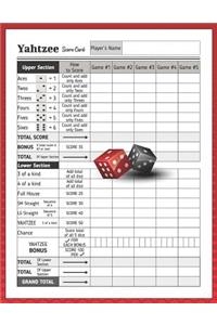 Yahtzee Score Card