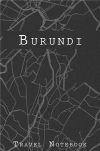 Burundi Travel Notebook