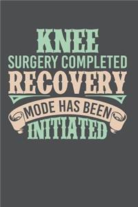 Knee Surgery Completed Recovery Mode Has Been Initiated