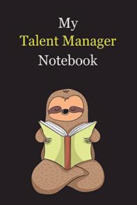 My Talent Manager Notebook