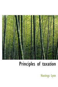 Principles of Taxation