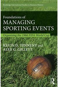 Foundations of Managing Sporting Events